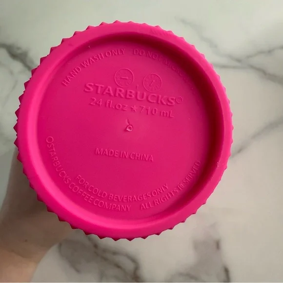 NIB Pink coffee tumbler and straw - Picture 6 of 9